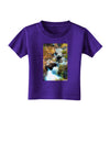 Rockies Waterfall Toddler T-Shirt Dark-Toddler T-Shirt-TooLoud-Purple-2T-Davson Sales