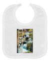 Rockies Waterfall with Text Baby Bib