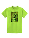 Rockies Waterfall with Text Childrens T-Shirt-Childrens T-Shirt-TooLoud-Lime-Green-X-Small-Davson Sales