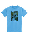 Rockies Waterfall with Text Childrens T-Shirt-Childrens T-Shirt-TooLoud-Aquatic-Blue-X-Small-Davson Sales