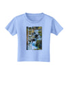 Rockies Waterfall with Text Toddler T-Shirt-Toddler T-Shirt-TooLoud-Aquatic-Blue-2T-Davson Sales