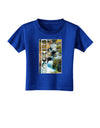 Rockies Waterfall with Text Toddler T-Shirt Dark-Toddler T-Shirt-TooLoud-Royal-Blue-2T-Davson Sales