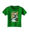 Rockies Waterfall with Text Toddler T-Shirt Dark-Toddler T-Shirt-TooLoud-Clover-Green-2T-Davson Sales