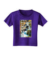 Rockies Waterfall with Text Toddler T-Shirt Dark-Toddler T-Shirt-TooLoud-Purple-2T-Davson Sales