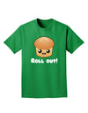 Roll Out Cute Roll Adult Dark T-Shirt-Mens T-Shirt-TooLoud-Kelly-Green-Small-Davson Sales