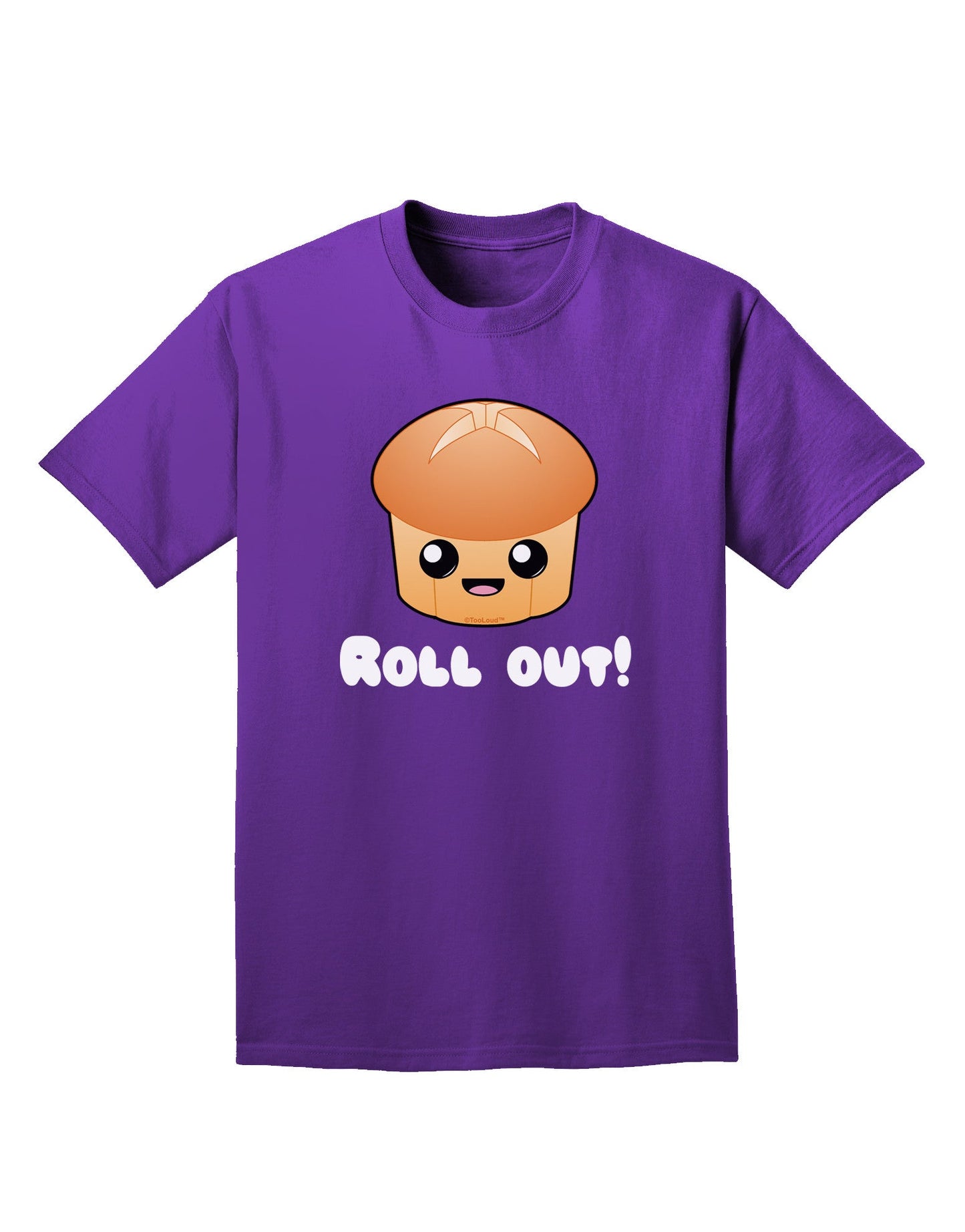 Roll Out Cute Roll Adult Dark T-Shirt-Mens T-Shirt-TooLoud-Purple-Small-Davson Sales