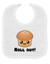 Roll Out Cute Roll Baby Bib