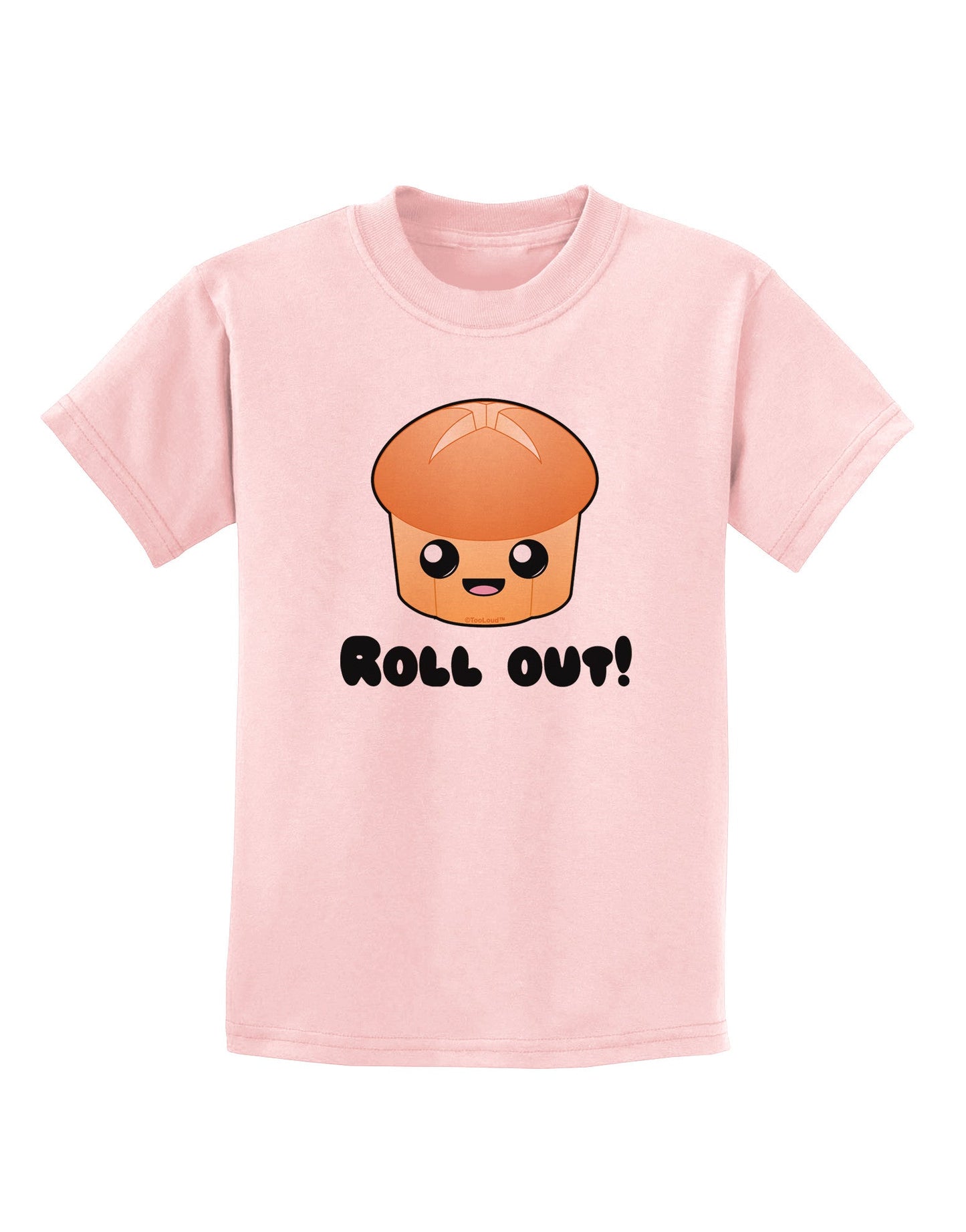 Roll Out Cute Roll Childrens T-Shirt-Childrens T-Shirt-TooLoud-PalePink-X-Small-Davson Sales
