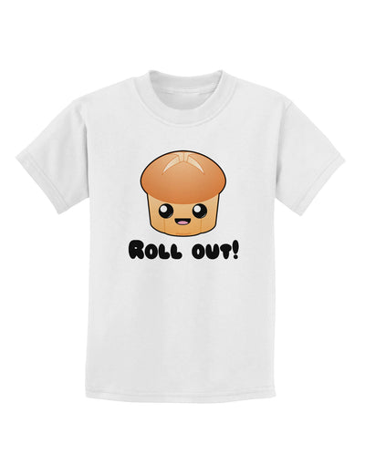 Roll Out Cute Roll Childrens T-Shirt-Childrens T-Shirt-TooLoud-White-X-Small-Davson Sales