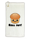 Roll Out Cute Roll Micro Terry Gromet Golf Towel 11&#x22;x19-Golf Towel-TooLoud-White-Davson Sales