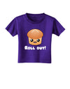 Roll Out Cute Roll Toddler T-Shirt Dark-Toddler T-Shirt-TooLoud-Purple-2T-Davson Sales