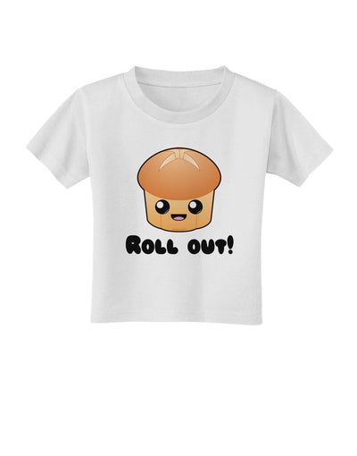 Roll Out Cute Roll Toddler T-Shirt-Toddler T-Shirt-TooLoud-White-2T-Davson Sales