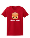 Roll Out Cute Roll Womens Dark T-Shirt-TooLoud-Red-X-Small-Davson Sales