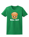 Roll Out Cute Roll Womens Dark T-Shirt-TooLoud-Kelly-Green-X-Small-Davson Sales