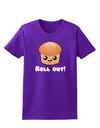 Roll Out Cute Roll Womens Dark T-Shirt-TooLoud-Purple-X-Small-Davson Sales