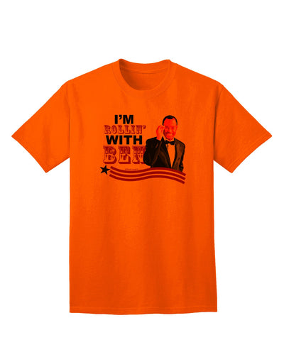 Rollin' With Ben Adult T-Shirt-Mens T-Shirt-TooLoud-Orange-Small-Davson Sales