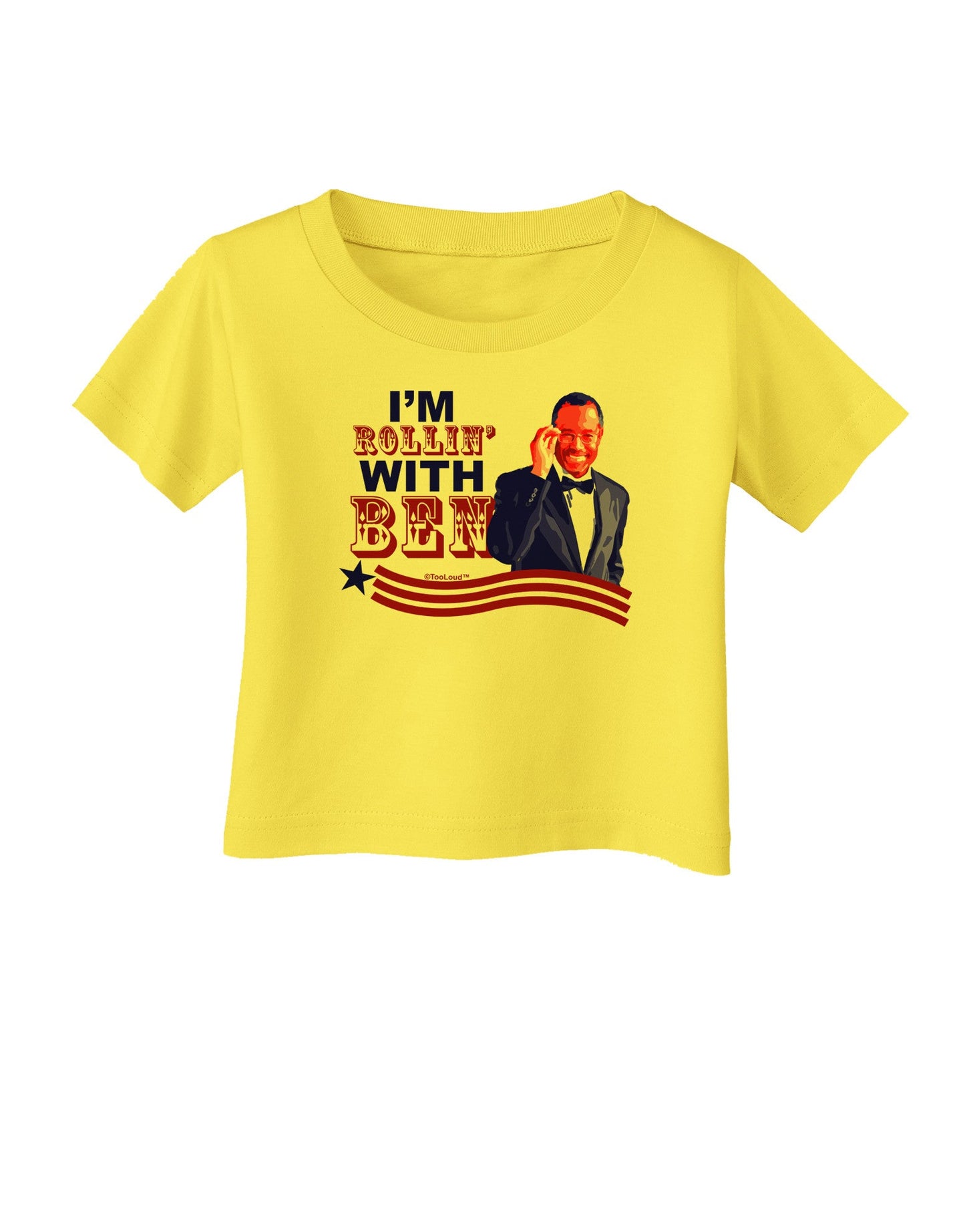 Rollin' With Ben Infant T-Shirt-Infant T-Shirt-TooLoud-Yellow-06-Months-Davson Sales