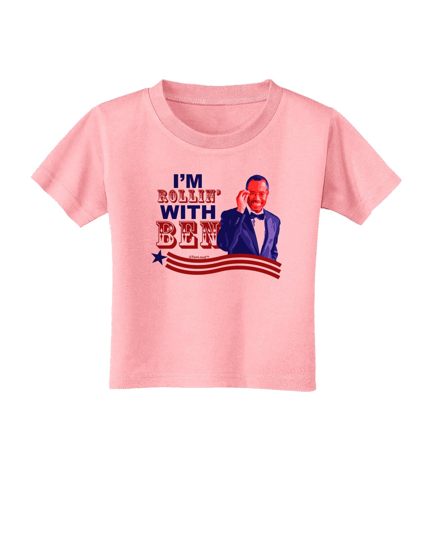 Rollin' With Ben Toddler T-Shirt-Toddler T-Shirt-TooLoud-Candy-Pink-2T-Davson Sales
