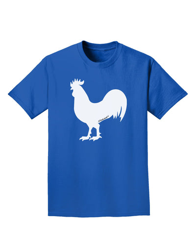 Rooster Silhouette Design Adult Dark T-Shirt-Mens T-Shirt-TooLoud-Royal-Blue-Small-Davson Sales