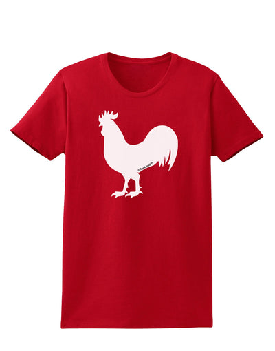 Rooster Silhouette Design Womens Dark T-Shirt-Womens T-Shirt-TooLoud-Red-X-Small-Davson Sales