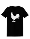 Rooster Silhouette Design Womens Dark T-Shirt-Womens T-Shirt-TooLoud-Black-X-Small-Davson Sales