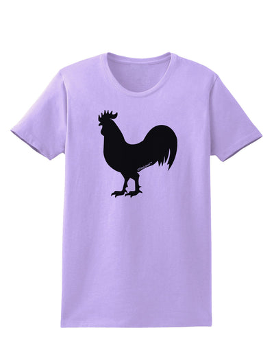 Rooster Silhouette Design Womens T-Shirt-Womens T-Shirt-TooLoud-Lavender-X-Small-Davson Sales