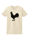 Rooster Silhouette Design Womens T-Shirt-Womens T-Shirt-TooLoud-Natural-X-Small-Davson Sales