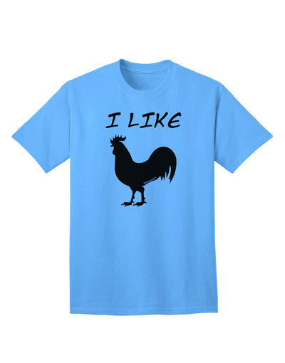 Rooster Silhouette - Humorous Adult T-Shirt by TooLoud-Mens T-shirts-TooLoud-Aquatic-Blue-Small-Davson Sales