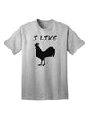 Rooster Silhouette - Humorous Adult T-Shirt by TooLoud-Mens T-shirts-TooLoud-AshGray-Small-Davson Sales