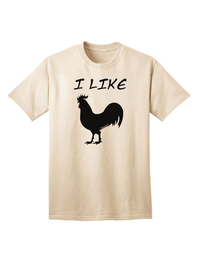 Rooster Silhouette - Humorous Adult T-Shirt by TooLoud-Mens T-shirts-TooLoud-Natural-Small-Davson Sales