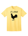 Rooster Silhouette - Humorous Adult T-Shirt by TooLoud-Mens T-shirts-TooLoud-Yellow-Small-Davson Sales