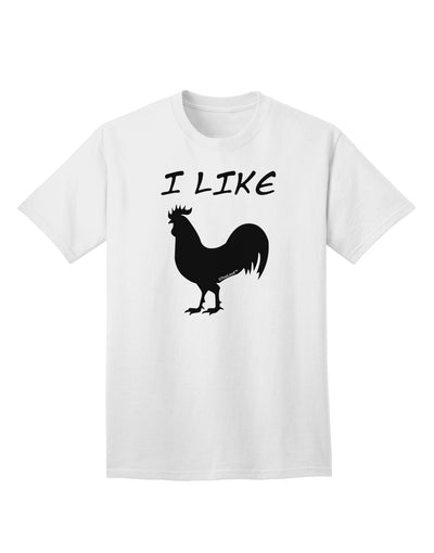 Rooster Silhouette - Humorous Adult T-Shirt by TooLoud-Mens T-shirts-TooLoud-White-Small-Davson Sales