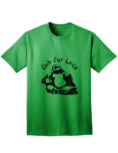 Rub For Luck Buddha Belly Unisex Adult Mens and Womens T-Shirt-Womens T-Shirt-TooLoud-Kelly Green-Small-Davson Sales