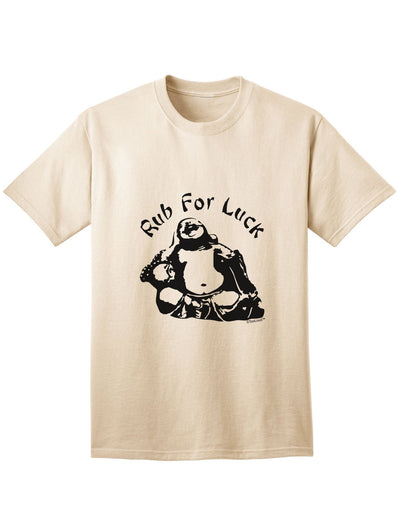 Rub For Luck Buddha Belly Unisex Adult Mens and Womens T-Shirt-Womens T-Shirt-TooLoud-Natural-Small-Davson Sales