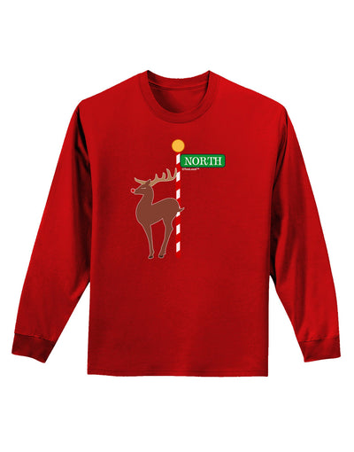 Rudolf Ratchet Reindeer Color Adult Long Sleeve Dark T-Shirt-TooLoud-Red-Small-Davson Sales