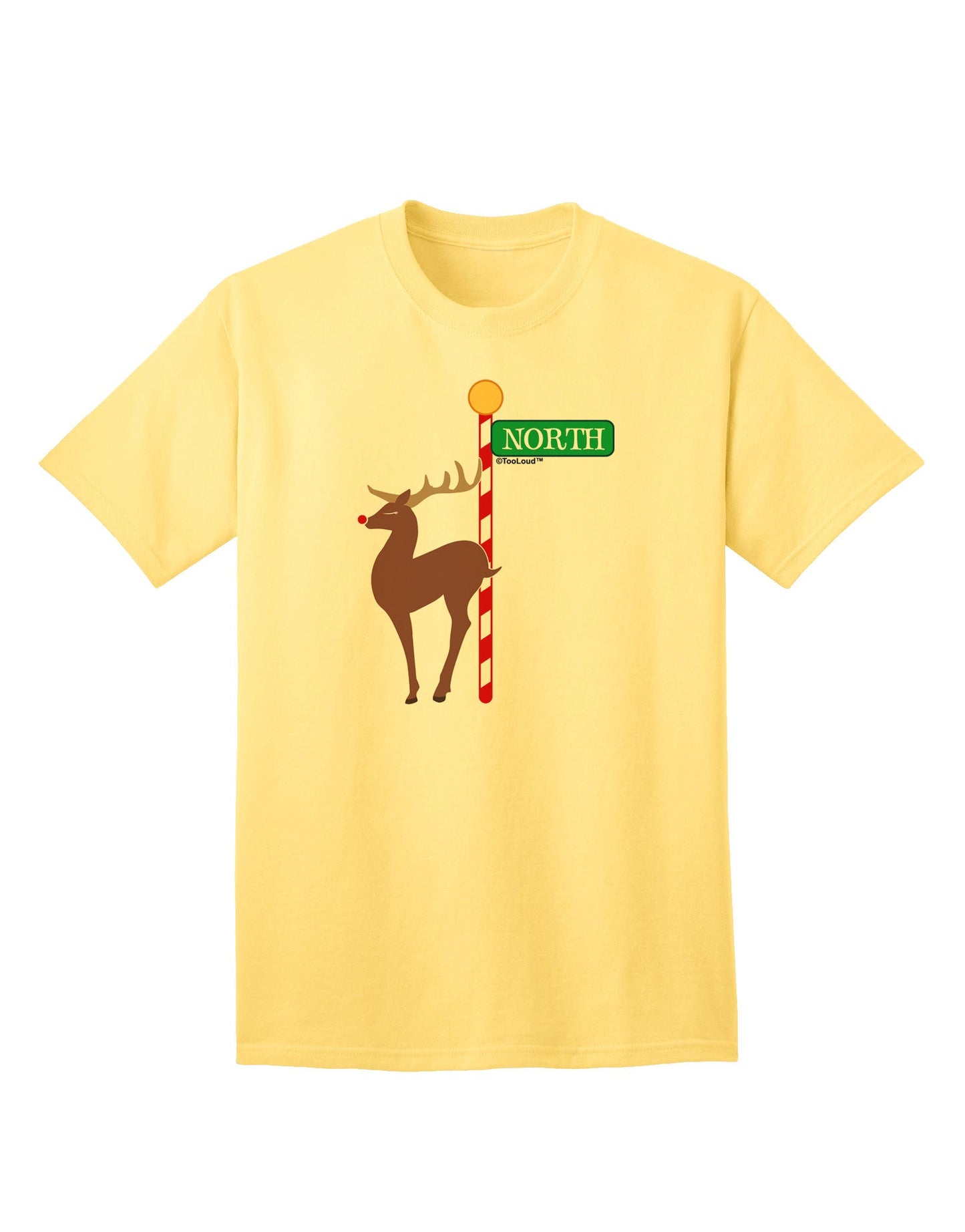 Rudolf Ratchet Reindeer Color Adult T-Shirt-unisex t-shirt-TooLoud-Yellow-Small-Davson Sales