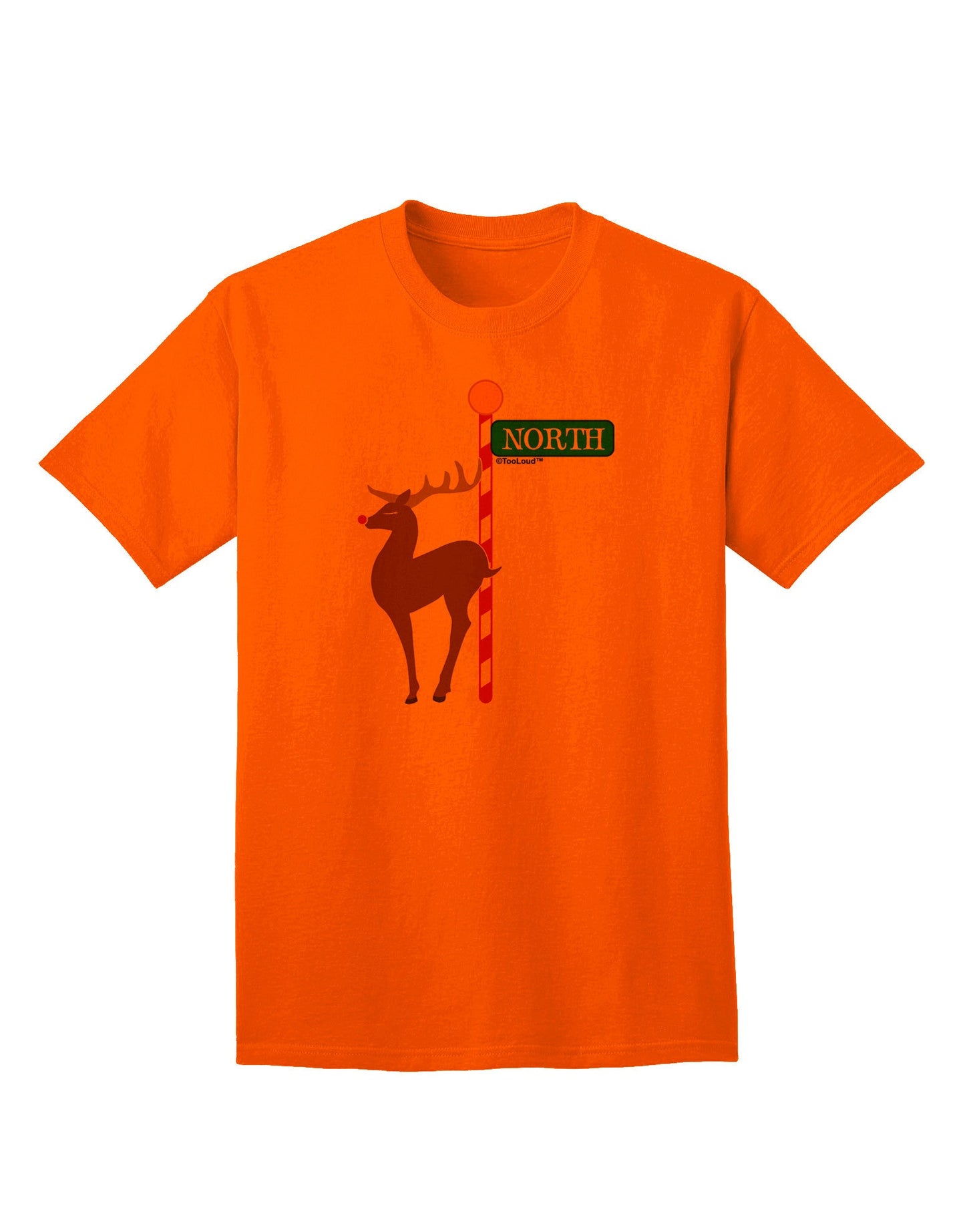 Rudolf Ratchet Reindeer Color Adult T-Shirt-unisex t-shirt-TooLoud-Orange-Small-Davson Sales