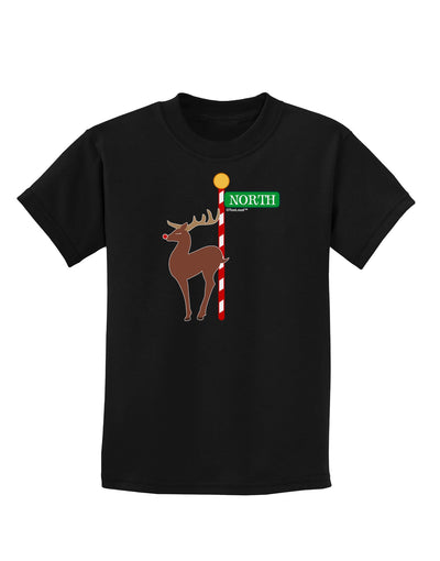 Rudolf Ratchet Reindeer Color Childrens Dark T-Shirt-Childrens T-Shirt-TooLoud-Black-X-Small-Davson Sales