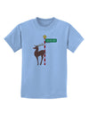 Rudolf Ratchet Reindeer Color Childrens T-Shirt-Childrens T-Shirt-TooLoud-Light-Blue-X-Small-Davson Sales