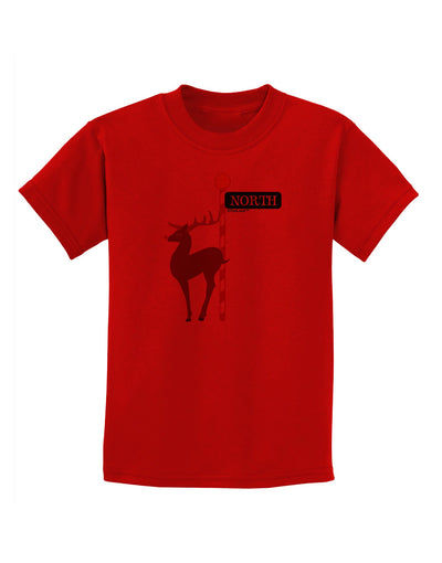 Rudolf Ratchet Reindeer Color Childrens T-Shirt-Childrens T-Shirt-TooLoud-Red-X-Small-Davson Sales