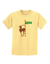 Rudolf Ratchet Reindeer Color Childrens T-Shirt-Childrens T-Shirt-TooLoud-Daffodil-Yellow-X-Small-Davson Sales