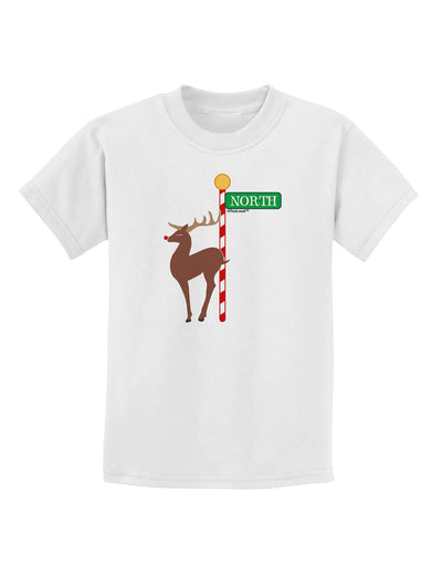 Rudolf Ratchet Reindeer Color Childrens T-Shirt-Childrens T-Shirt-TooLoud-White-X-Small-Davson Sales