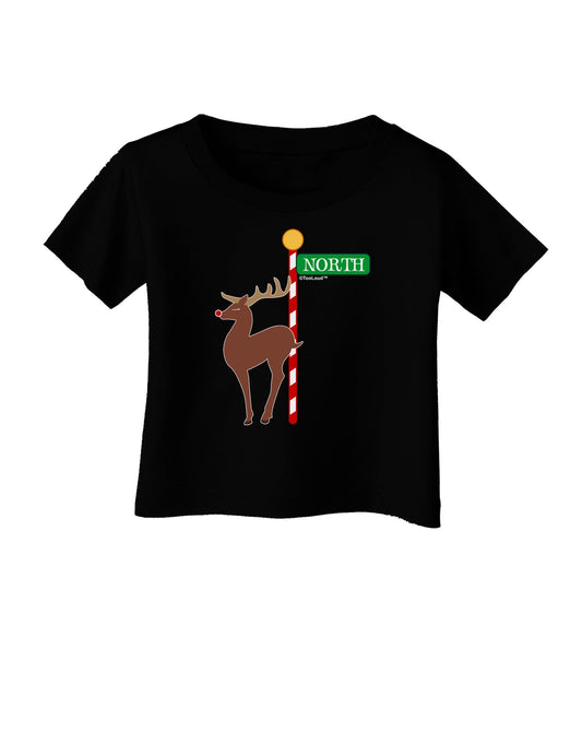 Rudolf Ratchet Reindeer Color Infant T-Shirt Dark-Infant T-Shirt-TooLoud-Black-06-Months-Davson Sales