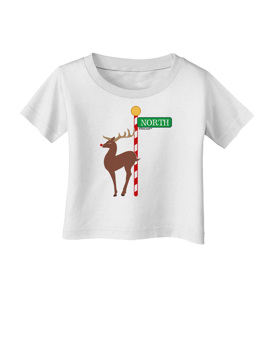 Rudolf Ratchet Reindeer Color Infant T-Shirt-Infant T-Shirt-TooLoud-White-06-Months-Davson Sales