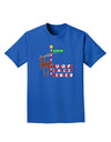 Rudolf Ratchet Reindeer Color Text Adult Dark T-Shirt-Mens T-Shirt-TooLoud-Royal-Blue-Small-Davson Sales