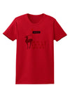 Rudolf Ratchet Reindeer Color Text Womens T-Shirt-Womens T-Shirt-TooLoud-Red-X-Small-Davson Sales