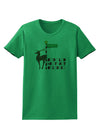 Rudolf Ratchet Reindeer Color Text Womens T-Shirt-Womens T-Shirt-TooLoud-Kelly-Green-X-Small-Davson Sales