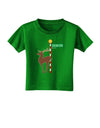 Rudolf Ratchet Reindeer Color Toddler T-Shirt Dark-Toddler T-Shirt-TooLoud-Clover-Green-2T-Davson Sales