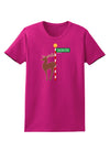 Rudolf Ratchet Reindeer Color Womens Dark T-Shirt-TooLoud-Hot-Pink-Small-Davson Sales