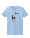 Rudolf Ratchet Reindeer Color Womens T-Shirt-Womens T-Shirt-TooLoud-Light-Blue-X-Small-Davson Sales